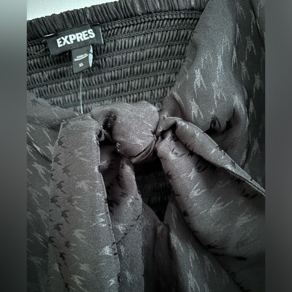 NWT Express Houndstooth Long Sleeve Bodysuit - Picture 7 of 8